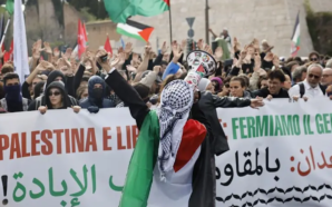 Manganelli e divieti non arrestano la piazza palestinese